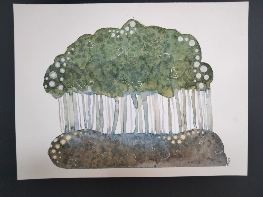 B01 NATURES 30X24 AQUAREL·LA + ROTUS 80,00 €