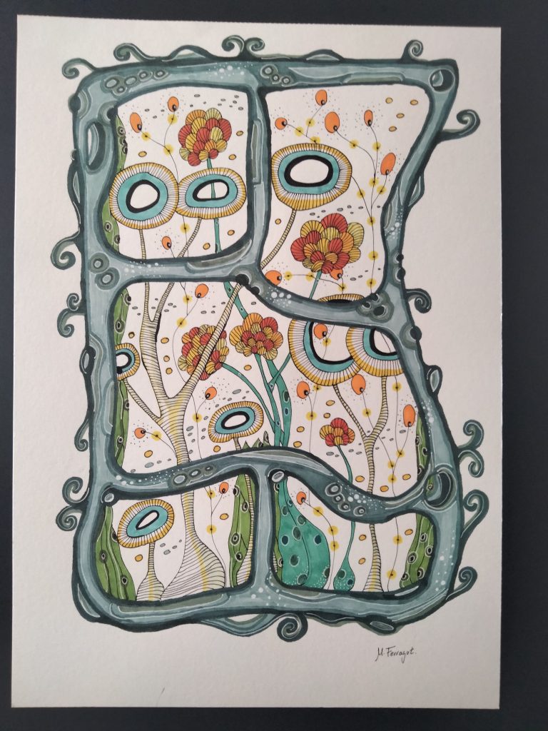 Z01 ZENTANGLE 30X42 ROTUS 90,00 €
