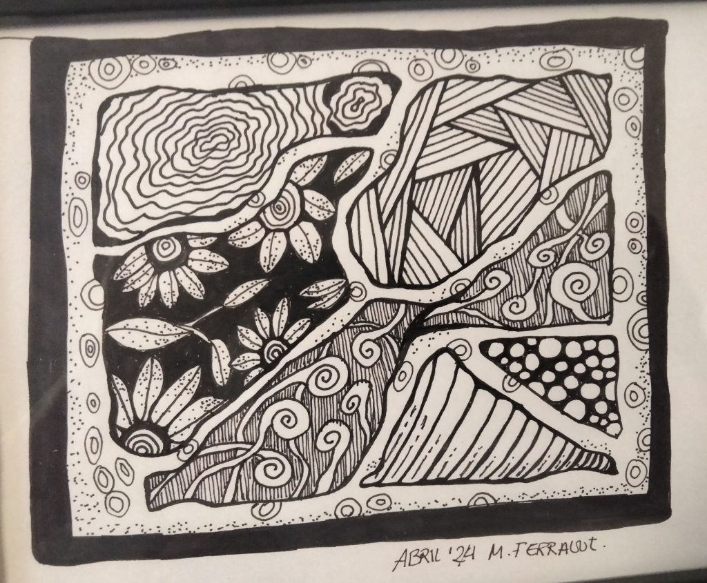 Z06 ZENTANGLE 20X15 ROTUS 25,00 €
