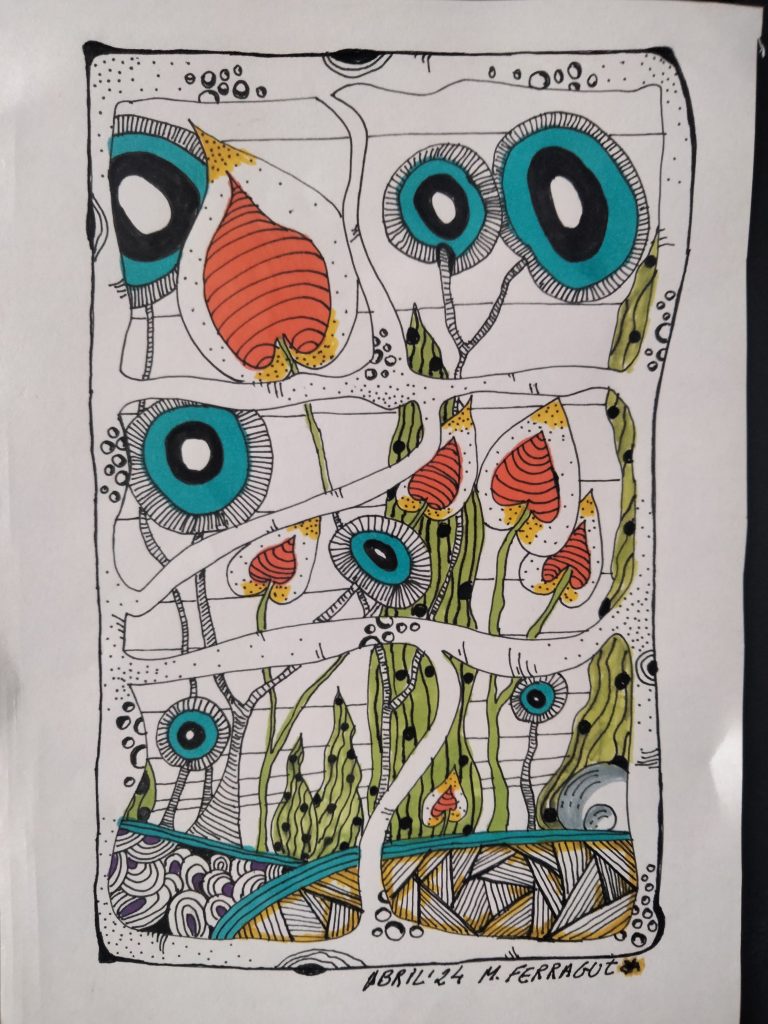 Z07 ZENTANGLE 14X20 ROTUS VENUT