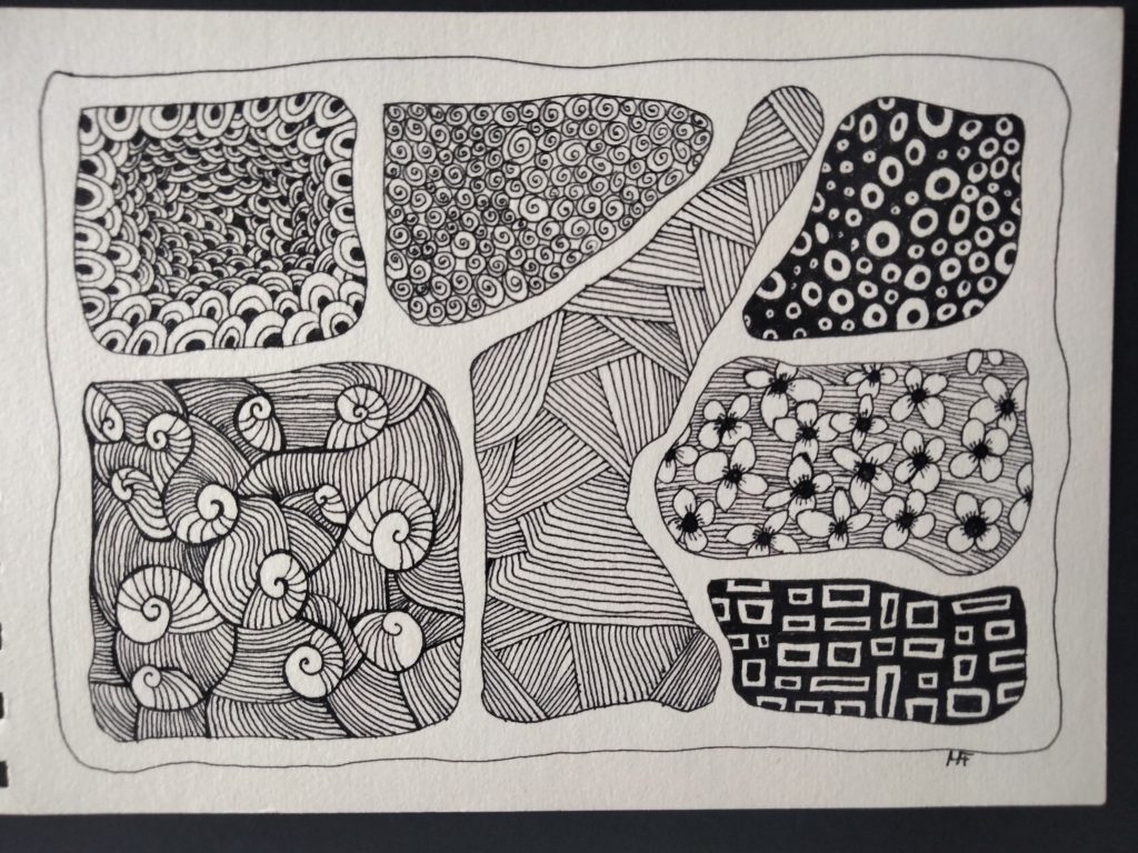 Z09 ZENTANGLE 23X18 ROTUS 30,00 €