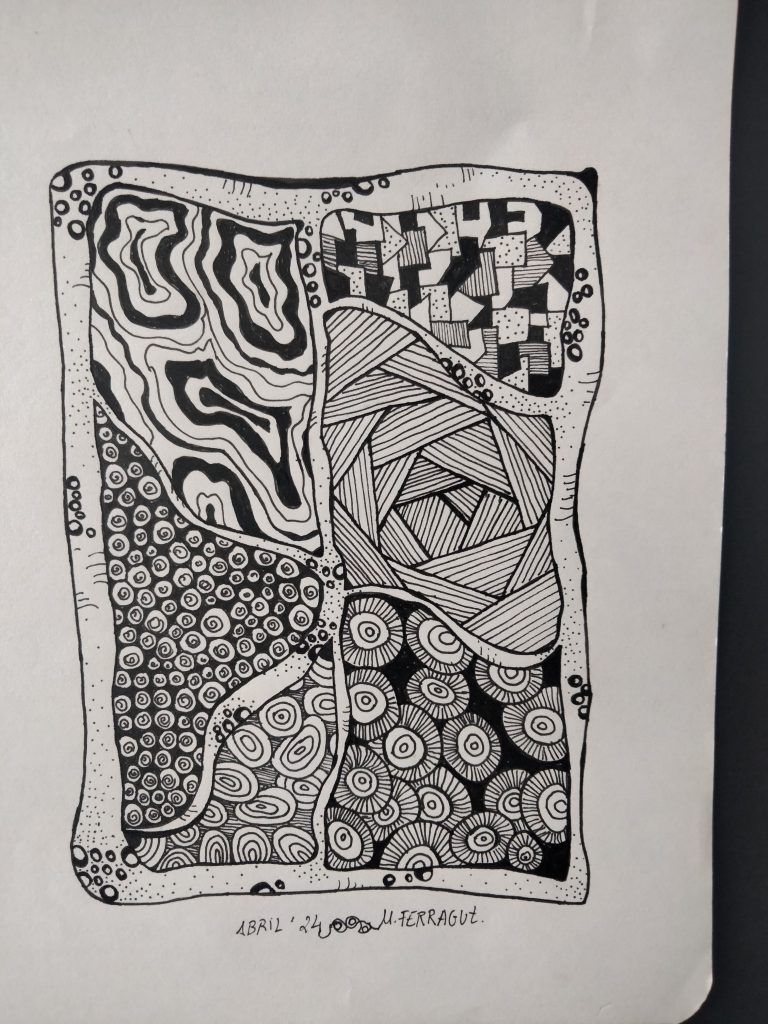 Z14 ZENTANGLE 20X15 ROTUS 25,00 €